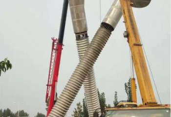 户外螺钉雕塑厂家 喷漆小品 大型不锈钢螺钉雕塑厂