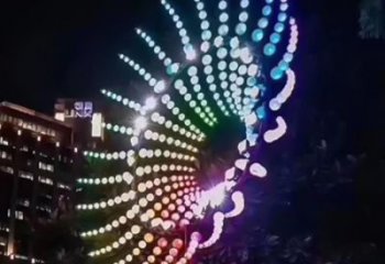 酒店风动雕塑厂家 抽象小品 大型不锈钢风动雕塑厂