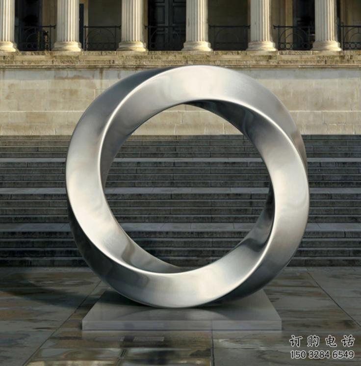 拉丝磁铁雕塑厂家 创意摆件 别墅区不锈钢磁铁雕塑定做