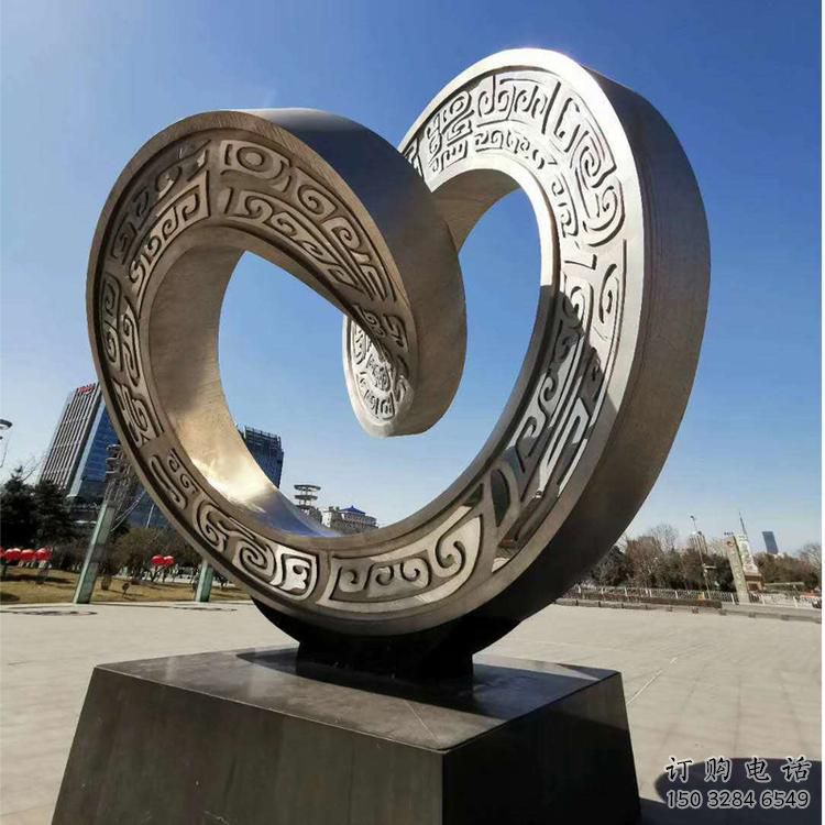 镂空磁铁雕塑厂家 园林小品 现代不锈钢磁铁雕塑生产