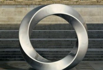 拉丝磁铁雕塑厂家 创意摆件 别墅区不锈钢磁铁雕塑定做