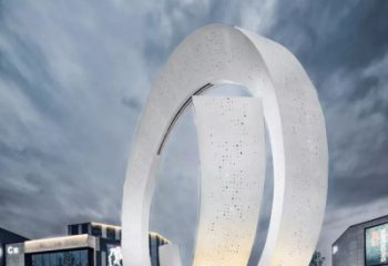 广场水帘雕塑厂家 欧式小品 公园不锈钢水帘雕塑厂