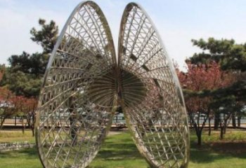 镂空贝壳雕塑厂家 园林小品 住宅小区不锈钢贝壳雕塑厂