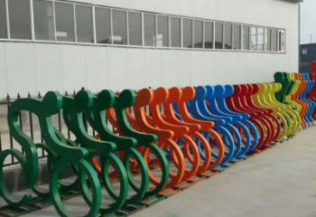 拉丝自行车雕塑厂家 创意摆件 别墅区不锈钢自行车雕塑生产