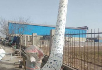 仿古勺子雕塑厂家 现代小品 房地产不锈钢勺子雕塑厂