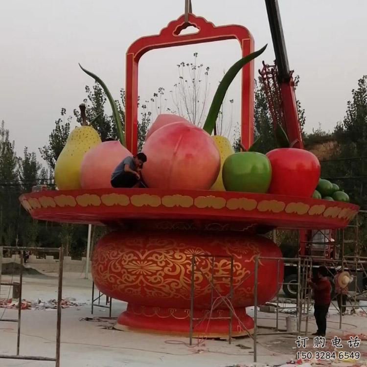 喷漆菜篮子雕塑厂家 中式小品 大型不锈钢菜篮子雕塑价格 喷漆菜篮子雕塑厂家 中式小品 大型不锈钢菜篮子雕塑价格