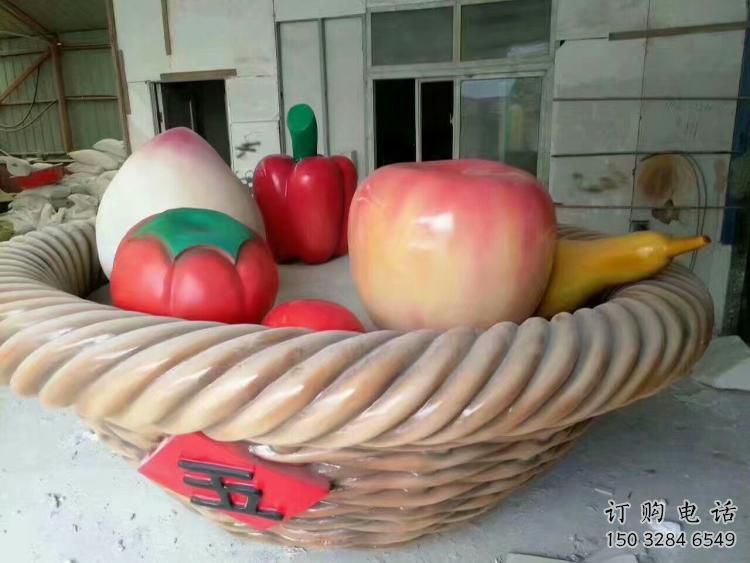 中式菜篮子雕塑厂家 现代小品 游乐场不锈钢菜篮子雕塑厂 中式菜篮子雕塑厂家 现代小品 游乐场不锈钢菜篮子雕塑厂