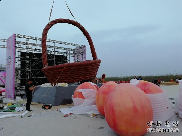庭院菜篮子雕塑厂家 现代小品 大型不锈钢菜篮子雕塑报价 庭院菜篮子雕塑厂家 现代小品 大型不锈钢菜篮子雕塑报价