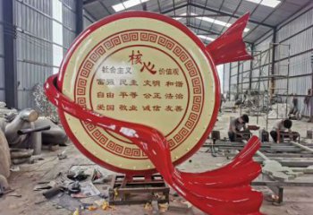 大型鼓雕塑厂家 公园小品 烤漆不锈钢鼓雕塑工厂