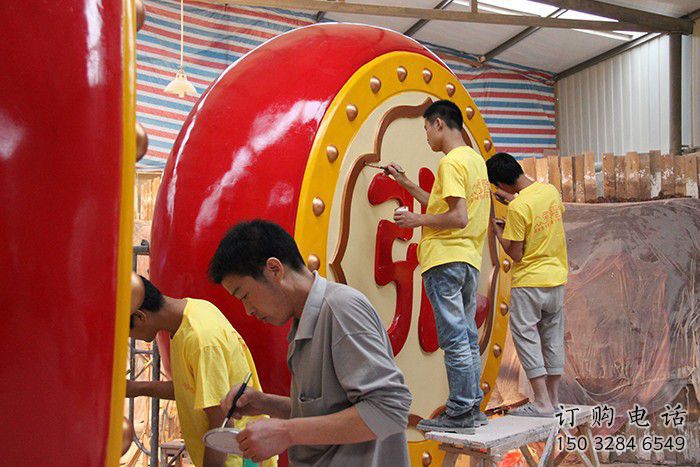 仿古大鼓雕塑厂家 烤漆小品 房地产不锈钢大鼓雕塑制作 仿古大鼓雕塑厂家 烤漆小品 房地产不锈钢大鼓雕塑制作