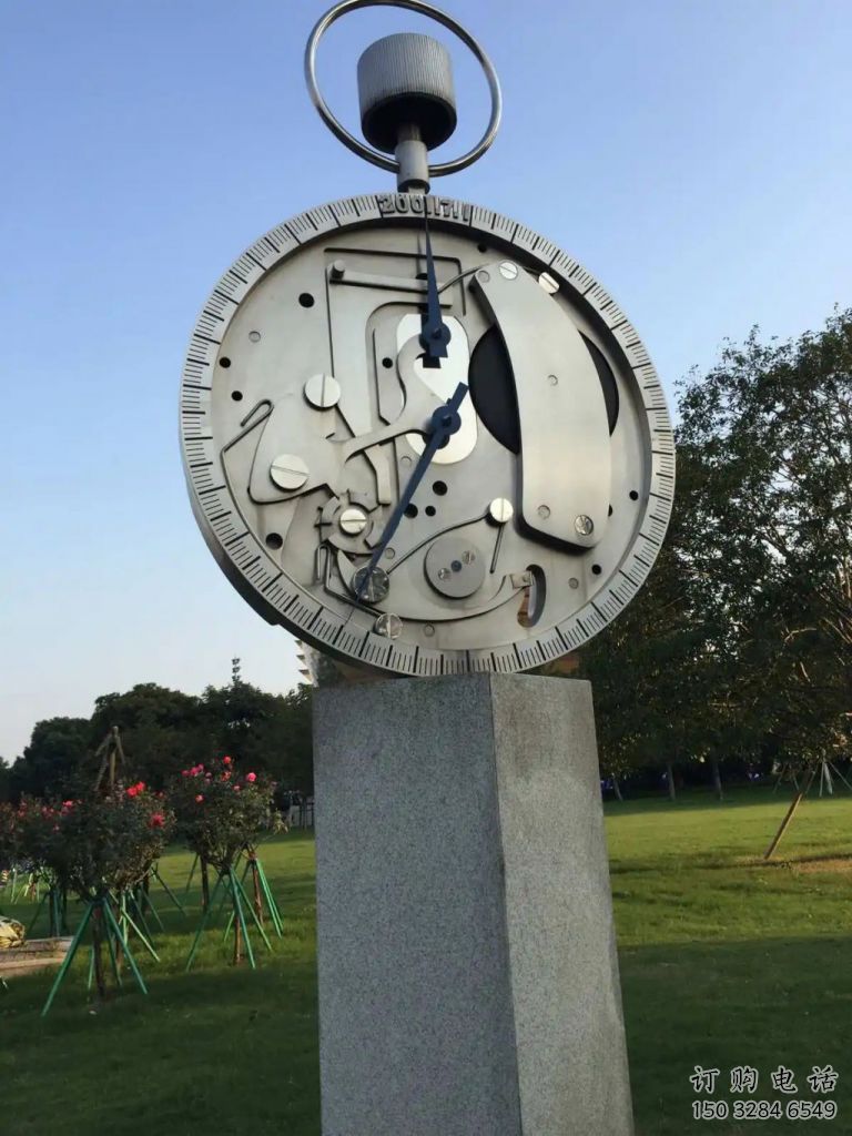 房地产钟表雕塑厂家 欧式摆件 街头不锈钢钟表雕塑制作 房地产钟表雕塑厂家 欧式摆件 街头不锈钢钟表雕塑制作