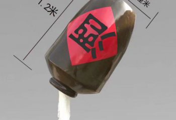 几何酒坛雕塑厂家 街头小品 创意不锈钢酒坛雕塑制作
