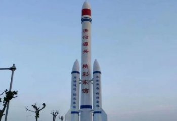 大型火箭雕塑厂家 公园广场小品 户外不锈钢火箭雕塑生产