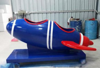 彩绘火箭雕塑厂家 欧式摆件 街头不锈钢火箭雕塑制作