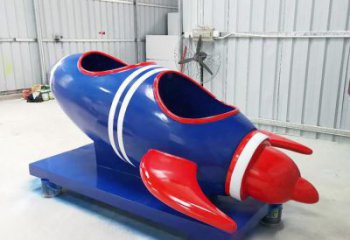 现代火箭雕塑厂家 大型别墅区摆件 制作不锈钢火箭雕塑
