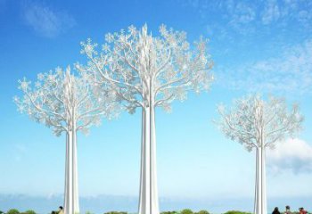 欧式雪花雕塑厂家 抽象摆件 创意不锈钢雪花雕塑制作