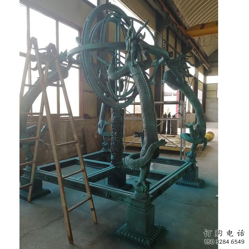 欧式浑天仪雕塑厂家 抽象摆件 大型不锈钢浑天仪雕塑生产