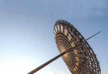 现代日晷雕塑厂家 大型摆件 户外不锈钢日晷雕塑制作
