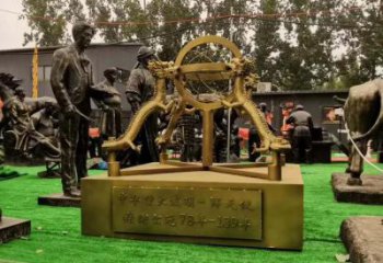 户外浑天仪雕塑厂家 喷漆小品 创意不锈钢浑天仪雕塑厂