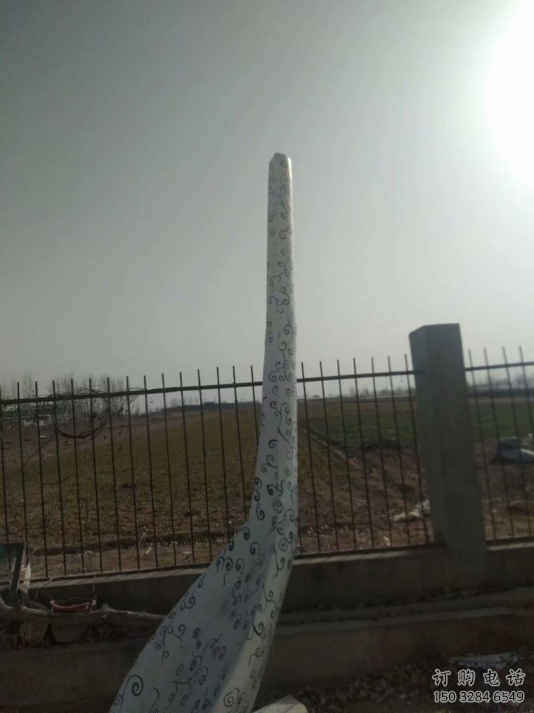 商业街汤匙雕塑厂家 户外摆件 大型不锈钢汤匙雕塑厂