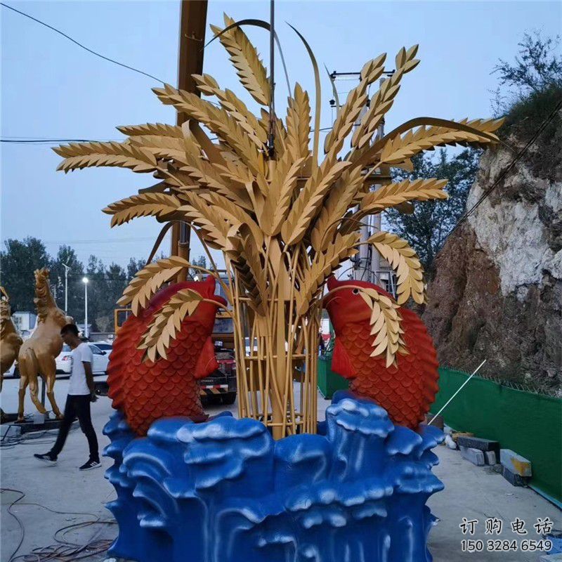 几何麦穗雕塑厂 现代小品 异形不锈钢麦穗雕塑厂 几何麦穗雕塑厂 现代小品 异形不锈钢麦穗雕塑厂