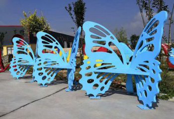 异形凳子雕塑厂家 现代小品 烤漆不锈钢凳子雕塑厂
