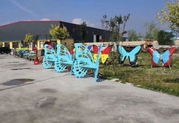 欧式凳子雕塑厂家 抽象镂空摆件 烤漆不锈钢凳子雕塑厂