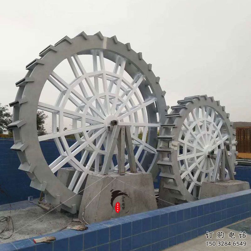 现代齿轮雕塑厂家 大型别墅区摆件 镂空不锈钢齿轮雕塑制作