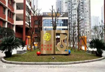 政府钥匙雕塑厂家 现代创意摆件 烤漆不锈钢钥匙雕塑厂
