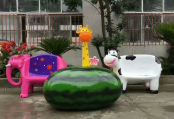 户外坐椅雕塑厂家 喷漆公园小品 大型不锈钢坐椅雕塑厂