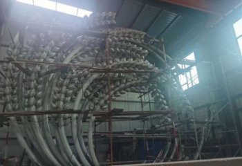 广场水稻雕塑厂家 公园小品 现代不锈钢水稻雕塑厂