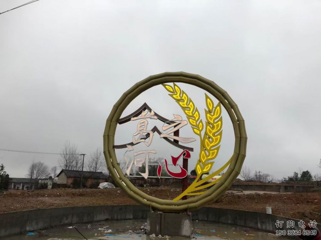 彩绘禾苗雕塑厂家 公园广场摆件 街头不锈钢禾苗雕塑厂 彩绘禾苗雕塑厂家 公园广场摆件 街头不锈钢禾苗雕塑厂