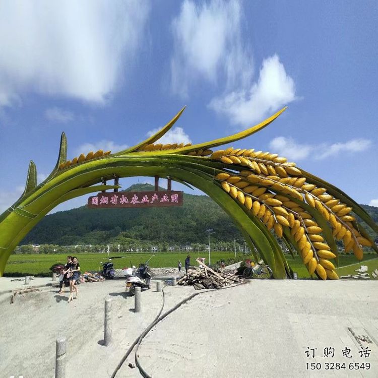 切面禾苗雕塑厂家 庭院摆件 大型不锈钢禾苗雕塑生产 切面禾苗雕塑厂家 庭院摆件 大型不锈钢禾苗雕塑生产