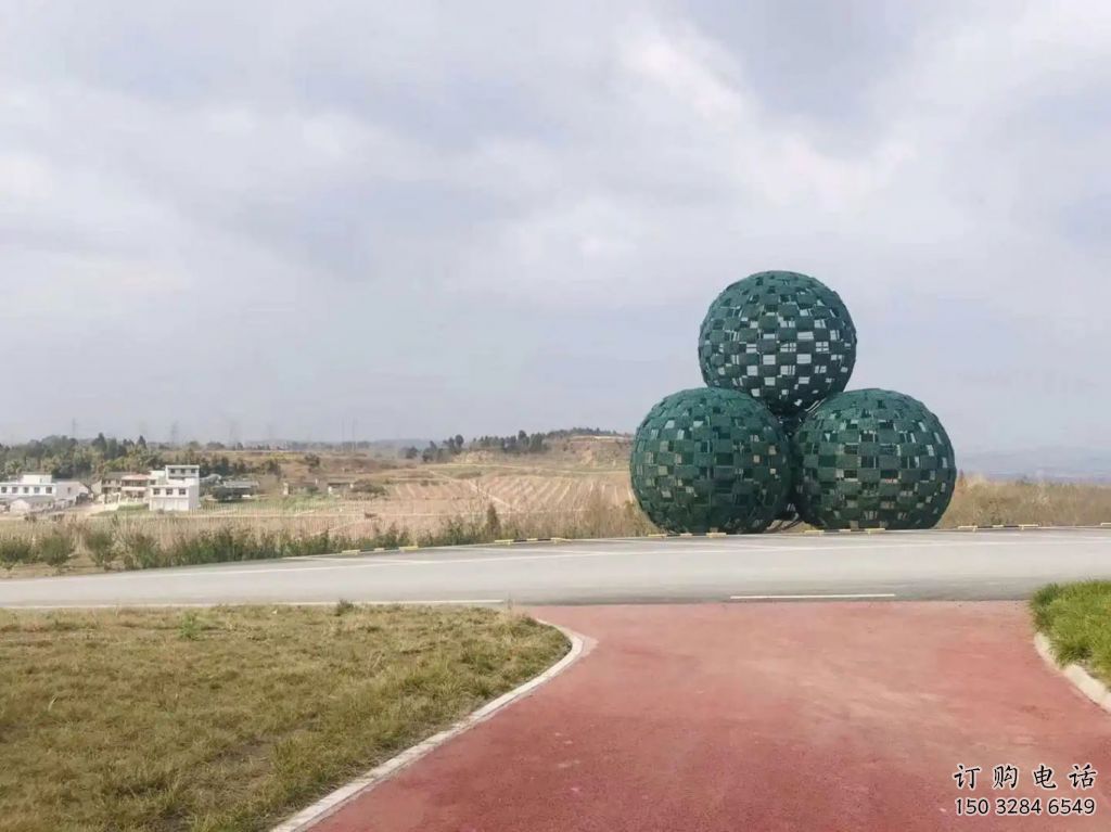 中式花椒雕塑厂家 镂空创意小品 现代不锈钢花椒雕塑厂