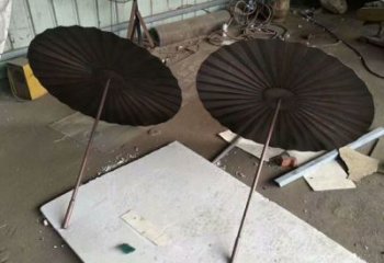 抽象雨伞雕塑厂家 仿古公园小品 大型不锈钢雨伞雕塑厂