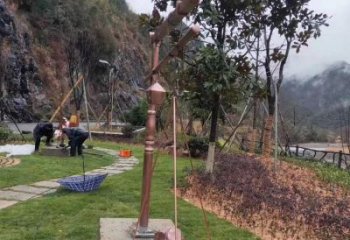 街头利剑雕塑厂家 大型别墅区摆件 制作不锈钢利剑雕塑厂
