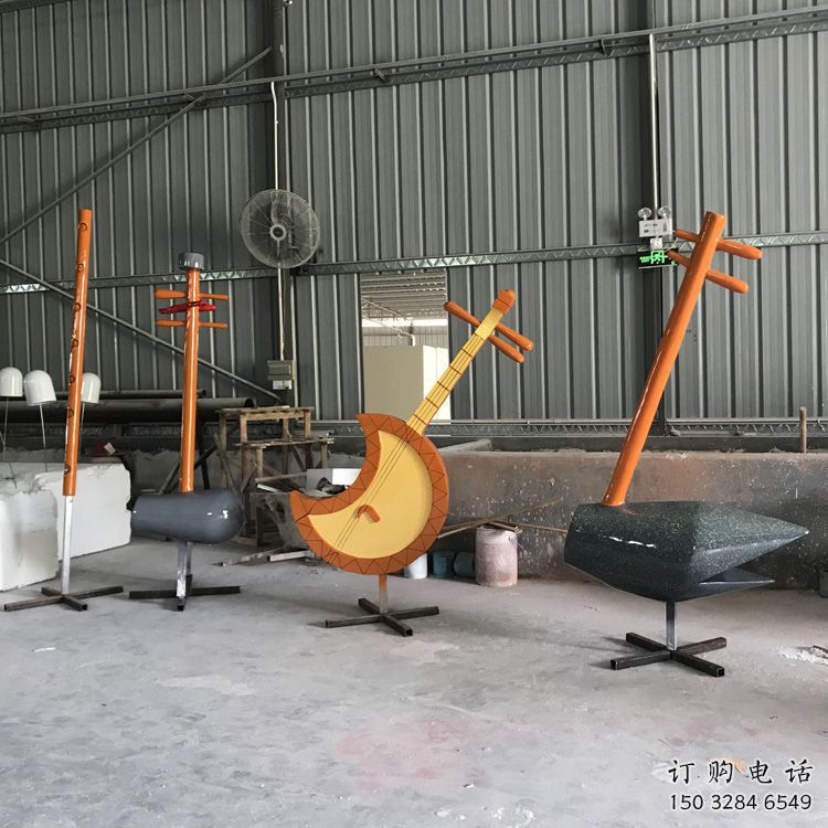 大型二胡雕塑厂家 锻造小品 欧式二胡雕塑厂