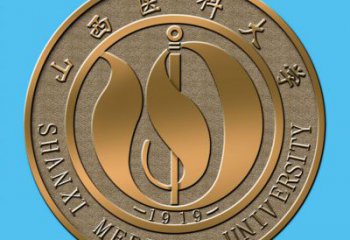 现代校徽雕塑厂家 大型摆件 户外校徽雕塑生产厂