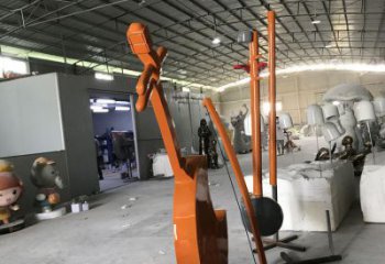街头二胡雕塑厂家 大型别墅区摆件 创意二胡雕塑厂