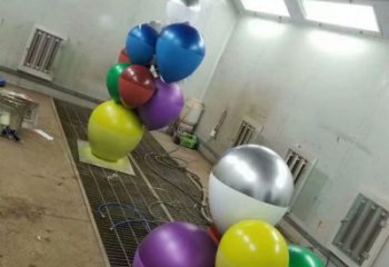喷漆气球雕塑厂家 中式村口小品 现代气球雕塑厂