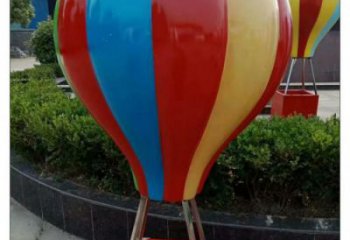 广场气球雕塑厂家 烤漆创意小品 抽象气球雕塑工厂