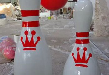 异形保龄球雕塑厂家 现代小品 仿真保龄球雕塑厂