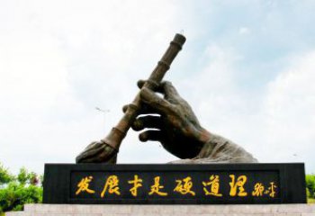 街道毛笔雕塑厂家 现代摆件 仿古不锈钢毛笔雕塑厂