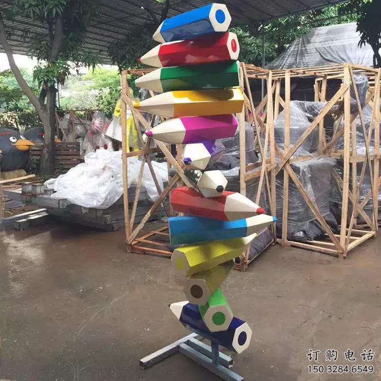 街头铅笔雕塑厂家 大型别墅区摆件 烤漆不锈钢铅笔雕塑厂 街头铅笔雕塑厂家 大型别墅区摆件 烤漆不锈钢铅笔雕塑厂