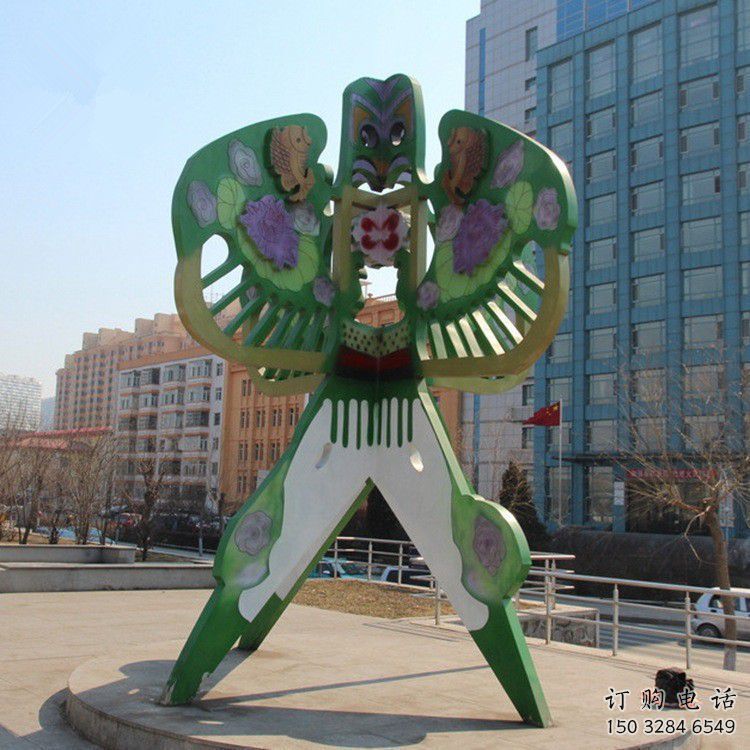异形风筝雕塑厂家 现代公园小品 广场不锈钢风筝雕塑厂