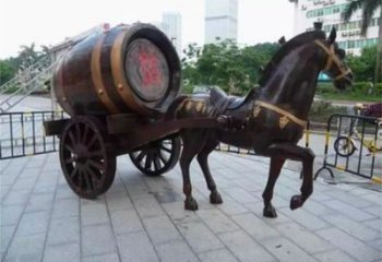 园林酒罐雕塑厂家 仿古公园小品 中式酒罐雕塑厂