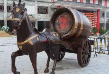 街道酒罐雕塑厂家 仿古现代摆件 抽象酒罐雕塑厂