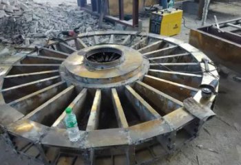 广场水车雕塑厂家 公园广场小品 现代不锈钢水车雕塑厂
