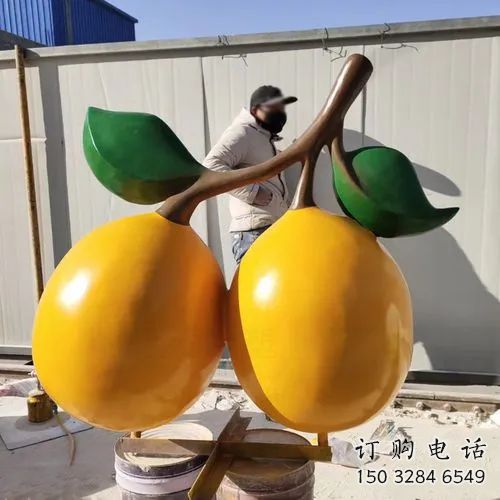 广场枇杷雕塑厂家 仿真彩绘小品 大型不锈钢枇杷雕塑厂 广场枇杷雕塑厂家 仿真彩绘小品 大型不锈钢枇杷雕塑厂