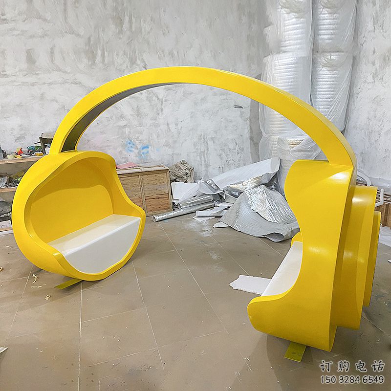 中式耳机雕塑厂家 欧式小品 游乐场不锈钢耳机雕塑厂 中式耳机雕塑厂家 欧式小品 游乐场不锈钢耳机雕塑厂
